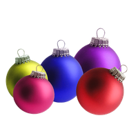 Christmas Colorful Bauble HD Image Free