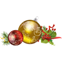 Ornaments Christmas Colorful Free Transparent Image HD