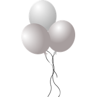White Vector Balloon Free Photo