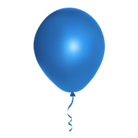 Blue Balloon Glossy Free HQ Image
