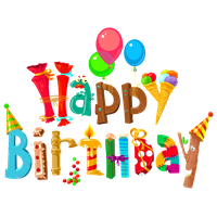 Vector Text Birthday PNG Download Free