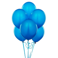 Blue Balloon Bunch Free HQ Image