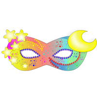 Mask Eye Carnival Colorful PNG Download Free