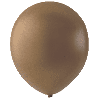 Golden Balloon Brown Free PNG HQ