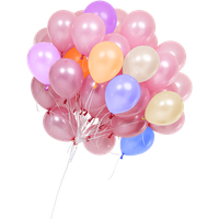 Pink Of Balloons Bunch Free Clipart HQ