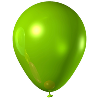 Balloon Green Glossy PNG File HD