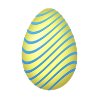 Egg Easter Yellow PNG File HD