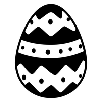 Easter Black Egg Free Download PNG HQ