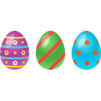 Eggs Easter Colorful PNG Download Free