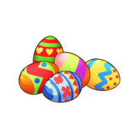 Eggs Easter Colorful Free PNG HQ
