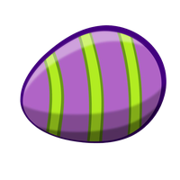 Decorative Purple Easter Egg HD Image Free