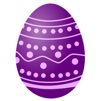 Decorative Purple Easter Egg Download HQ