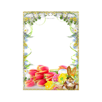 Border Easter PNG File HD