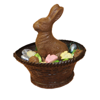 Easter Bunny Chocolate PNG Image High Quality