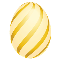Golden Easter Egg Free Clipart HD