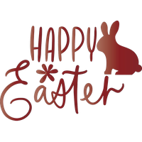 Logo Easter Happy PNG Free Photo