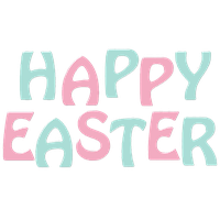 Logo Easter Word Happy Free Clipart HD