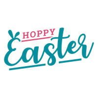 Logo Easter Word Happy PNG File HD