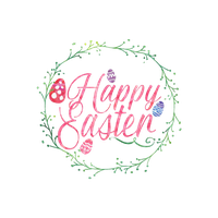 Text Easter Happy Free Transparent Image HQ