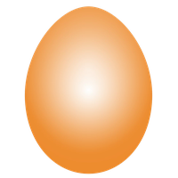 Orange Egg Easter Free Clipart HQ