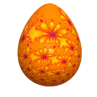 Orange Egg Easter PNG Image High Quality