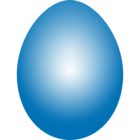 Blue Plain Easter Egg Photos