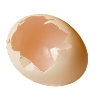 Plain Cracked Easter Egg Free Download PNG HQ