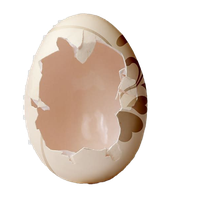 Plain Cracked Easter Egg PNG Download Free