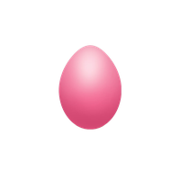 Pink Plain Easter Egg Free Clipart HD