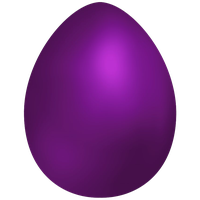 Purple Plain Easter Egg Free Photo