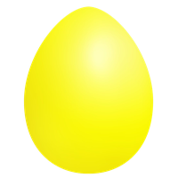 Plain Easter Egg Yellow Download HQ