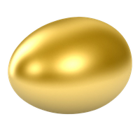 Plain Easter Egg Yellow Free HQ Image