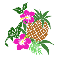 Flower Aloha Hawaiian Luau PNG Download Free