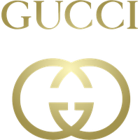 Golden Gucci Logo HD Image Free