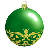 Glitter Christmas Bauble Download Free Image