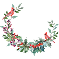 Watercolor Picture Wreath Christmas Free HD Image