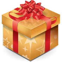 Gift Christmas Gold Free Transparent Image HQ