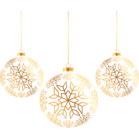 Ornaments Christmas Gold Free Transparent Image HD