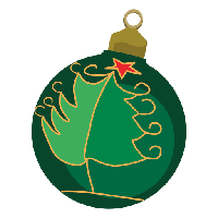 Green Christmas Bauble Free HQ Image