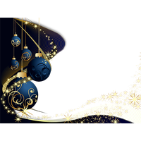 Blue Pic Christmas Ornaments Free Download PNG HQ
