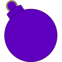 Purple Christmas Ornaments Free Transparent Image HQ