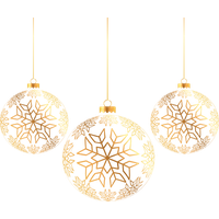 Pic Christmas Ornaments Hanging Free Transparent Image HD