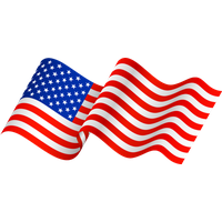 Logo American Flag Free PNG HQ