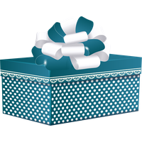 Blue Vector Gift HQ Image Free