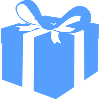 Blue Wrapped Gift Free Clipart HD