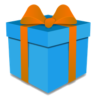 Blue Vector Gift Free HD Image
