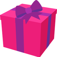 Pink Birthday Present PNG File HD