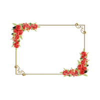 Vector Frame Flowers Free Clipart HD