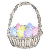 Basket Egg Vector Easter Free HD Image
