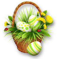 Basket Egg Easter Free Photo